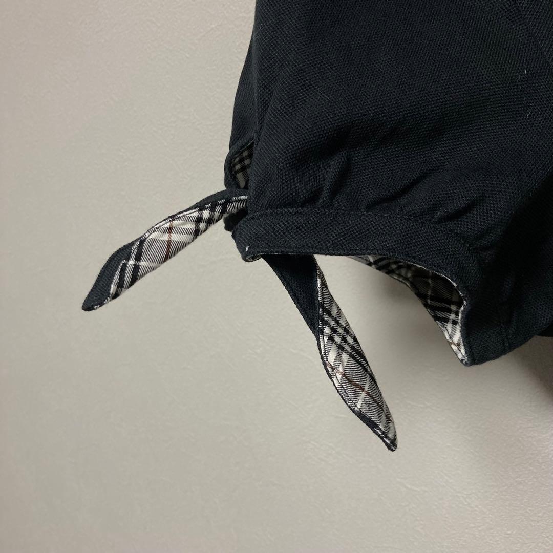 BURBERRY バーバリー BLUE LABELブルーレーベルポロシャツ黒M