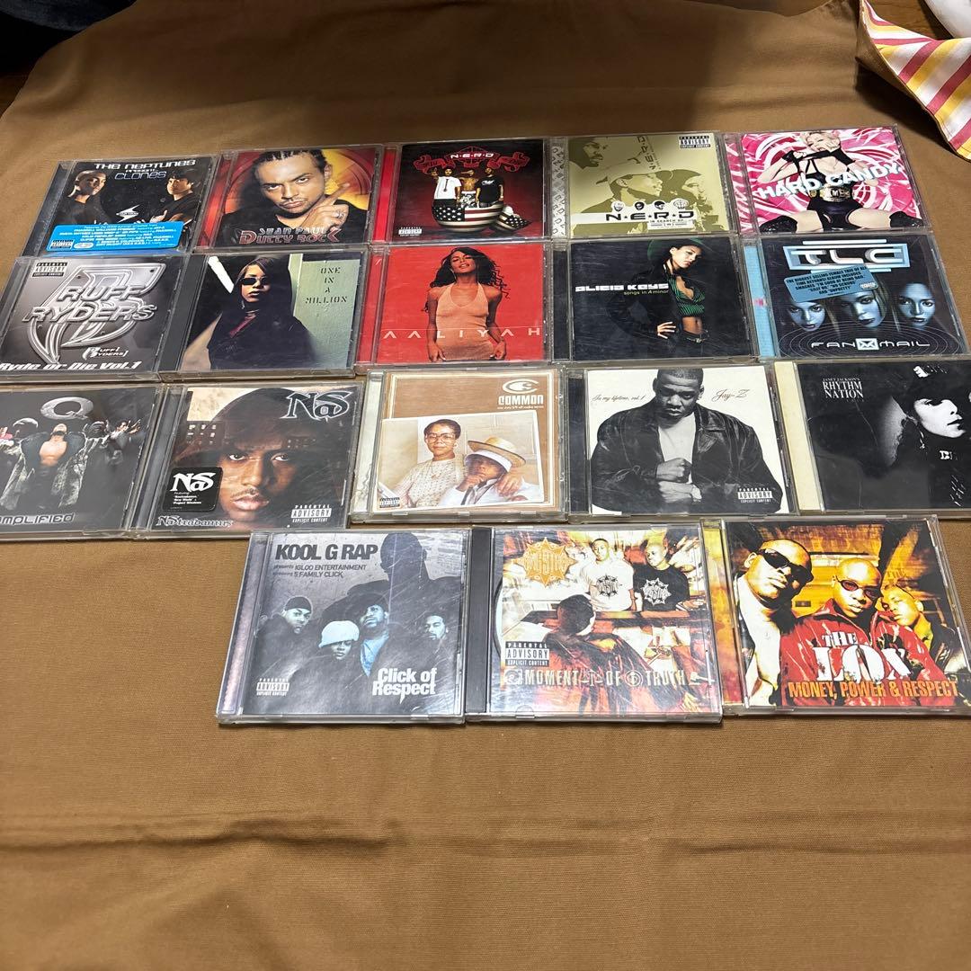 ヒップホップ R&BなどCD まとめ売り50枚カセット1