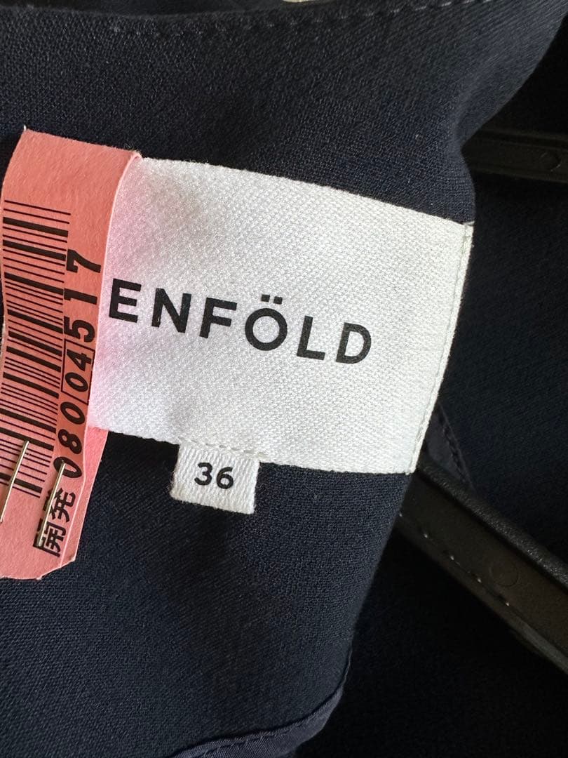 ENFOLD エンフォルド　コクーンワンピース