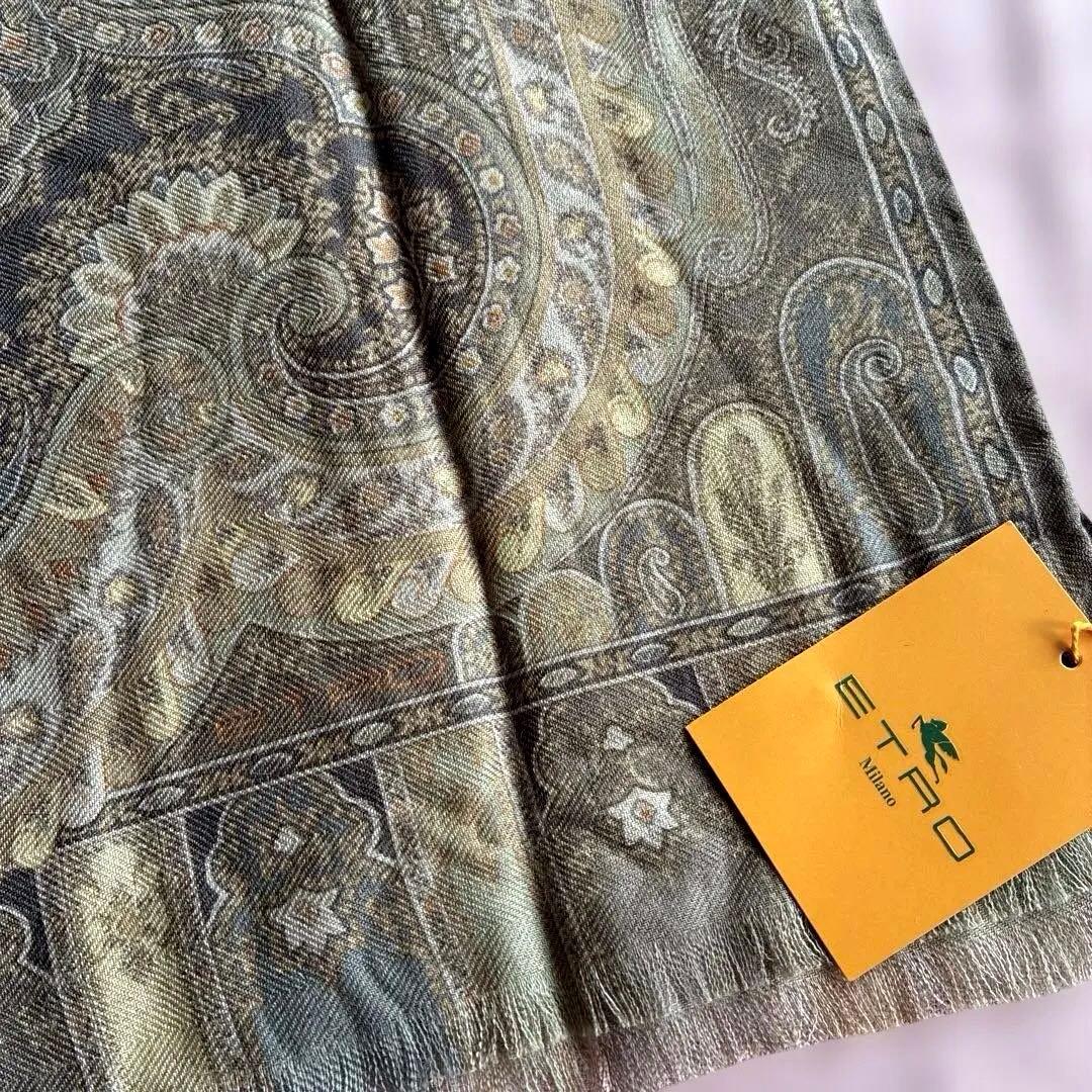 ETRO カシミヤ・シルクストール/マフラー　新品タグとケース付き　ユニセックス