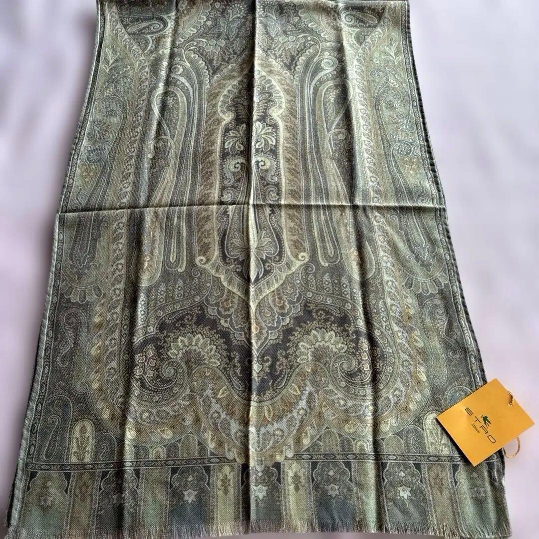 ETRO カシミヤ・シルクストール/マフラー　新品タグとケース付き　ユニセックス