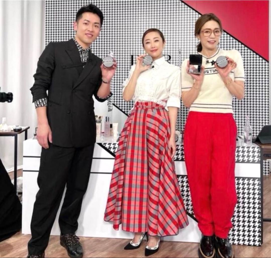 ★Christian Dior★ミディスカートwoolフレアスカート神崎恵42万