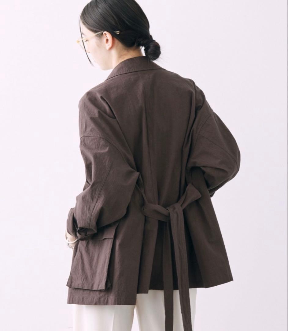 美品♪ BABYLONE バビロン コットンサブレサファリジャケット ベルト