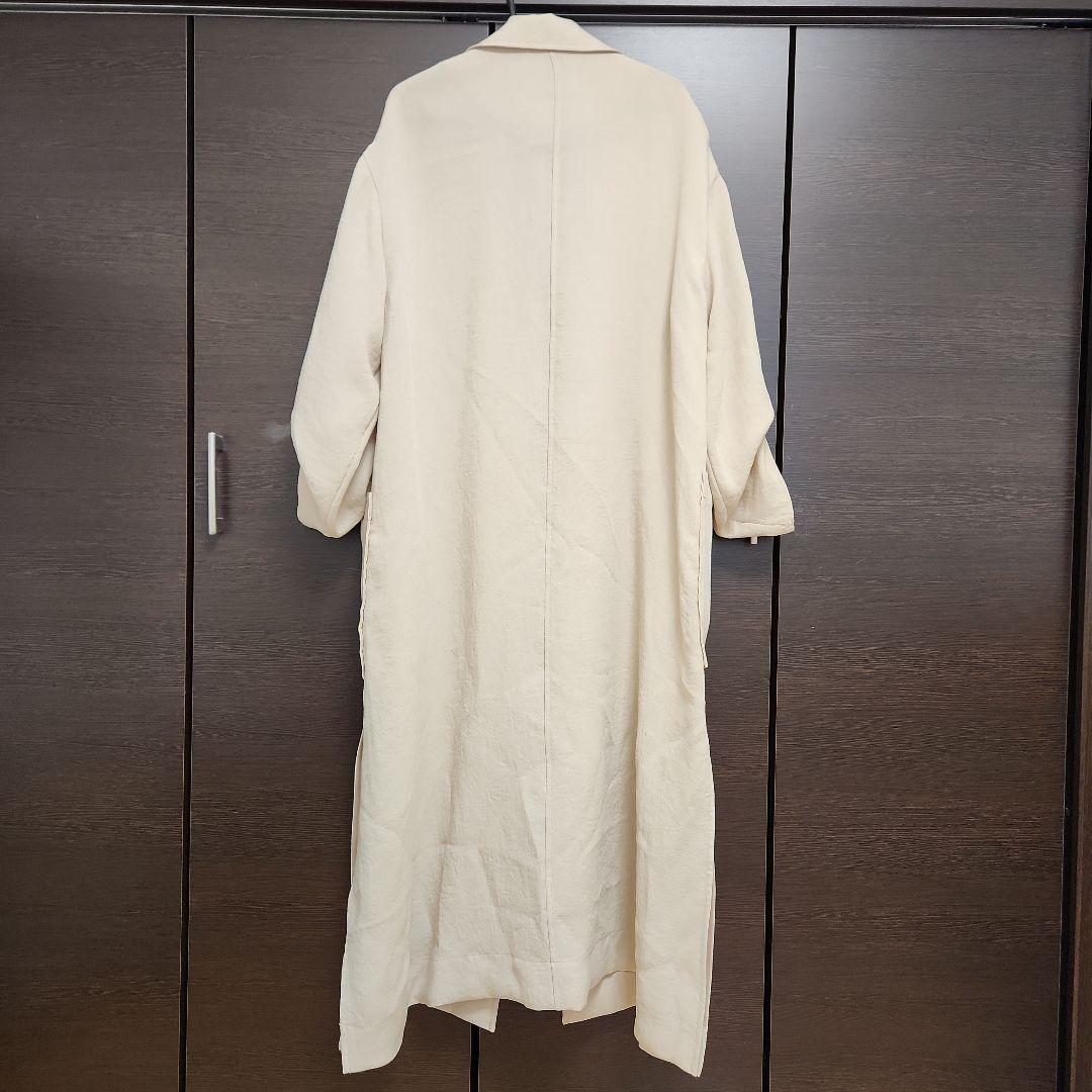 早い者勝ち【美品】ビッグカラーガウンコート スプリングコート