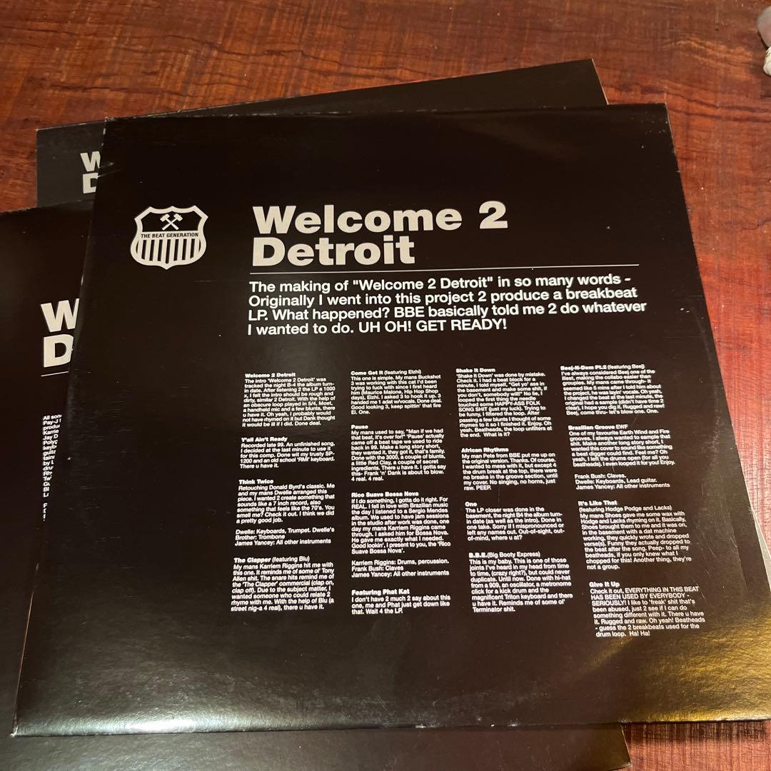 Welcome 2 Detroit J Dilla レコード美品 Jay Dee