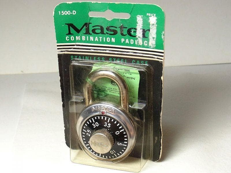 《p911》１９５０年代 金属ダイヤル ヴィンテージ ダイヤル式 南京錠 USA