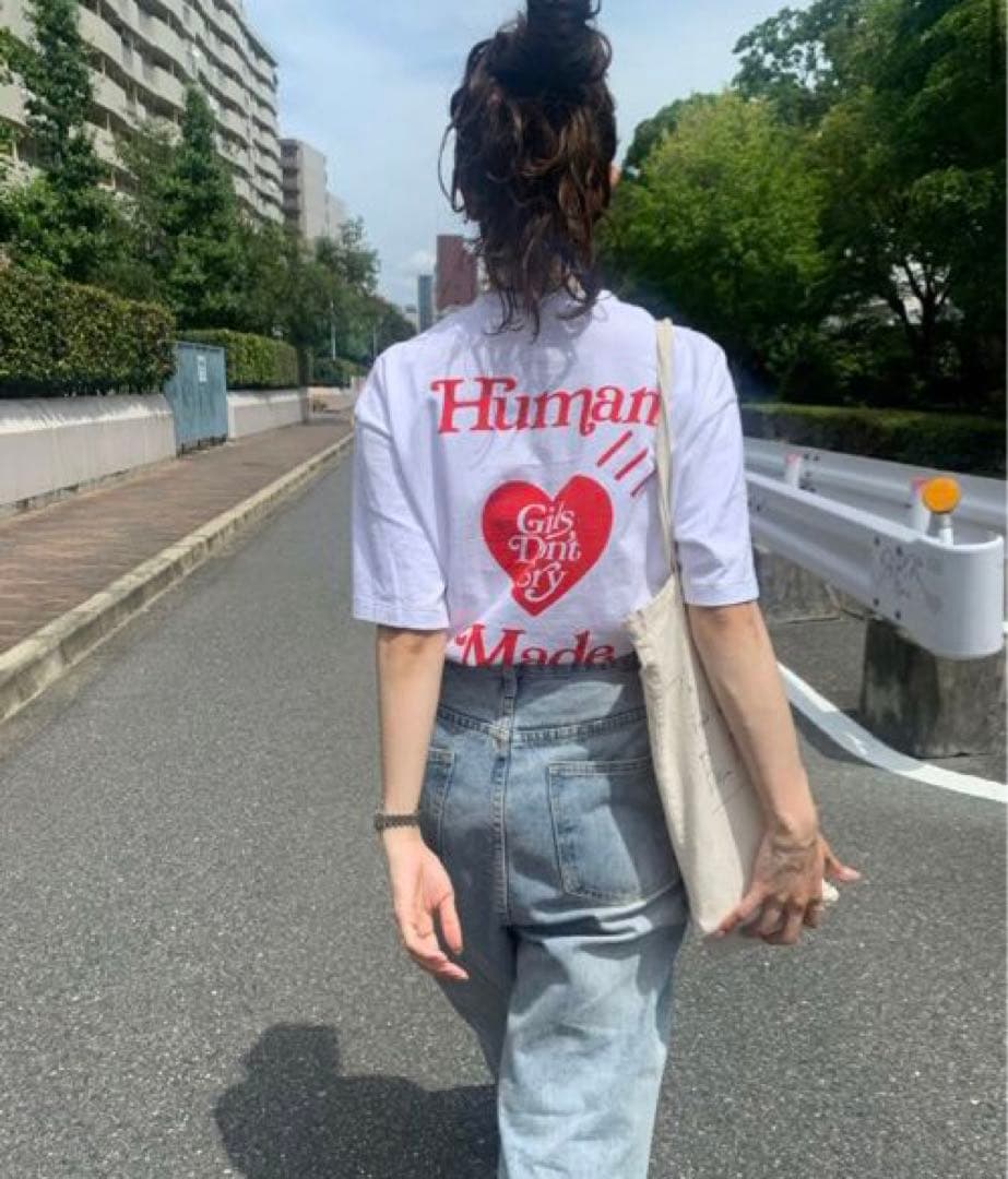 激レアコラボ♡ヒューマンメイド×ガールズドントクライ　ロゴTシャツカットソー
