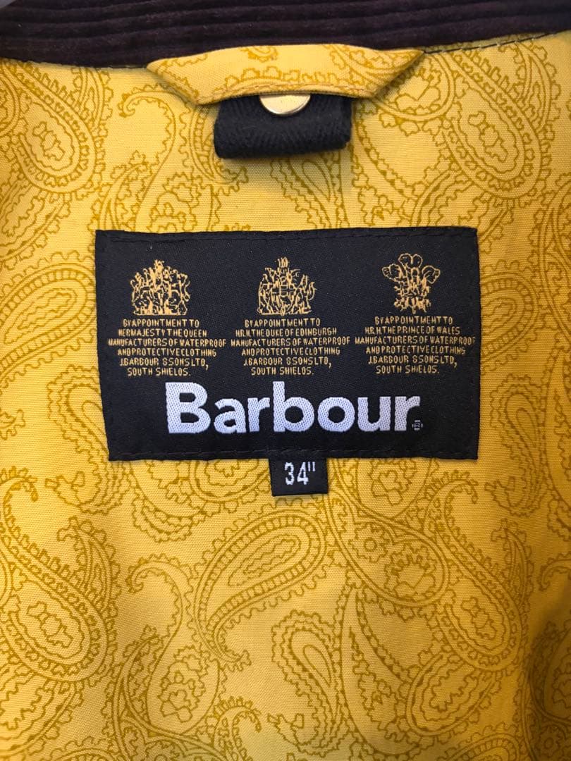 【稀少モデル】Barbour SL BEDALE，CHECK 34