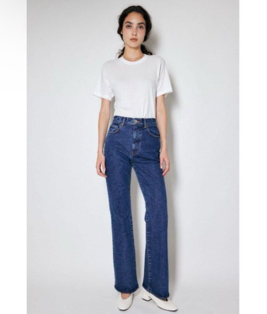 MOUSSY MVS SW FLARE D/BLU 23インチ