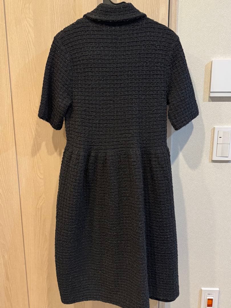 LOULOU WILLOUGHB ニットツィードワンピース