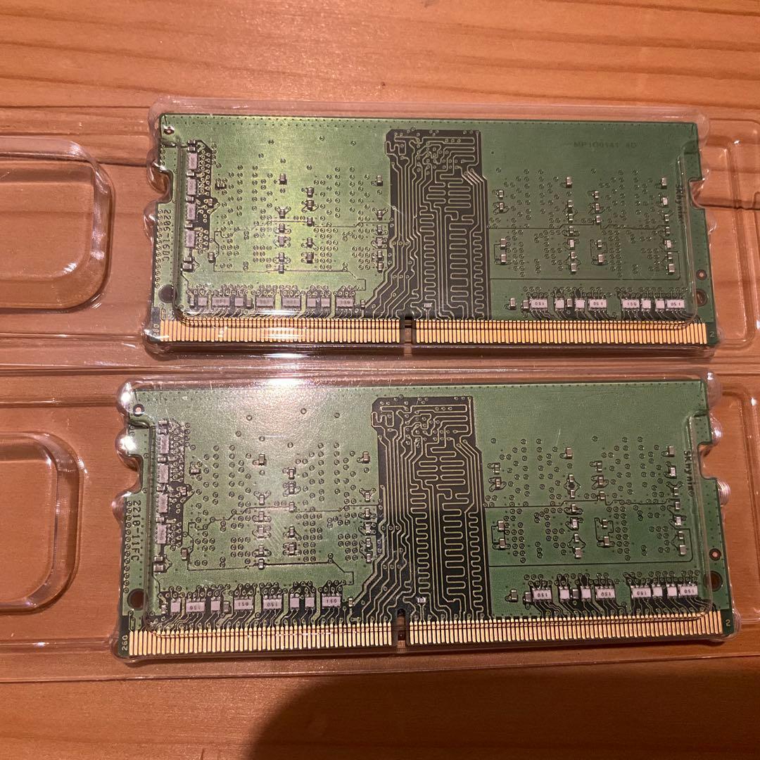 ノート用SK Hynix DDR4-3200 8GB メモリ 2枚セット