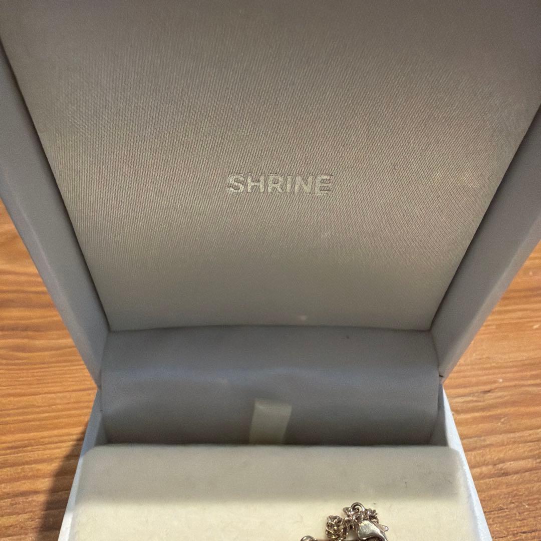 SHRINE S LOGO ネックレス 金メッキ