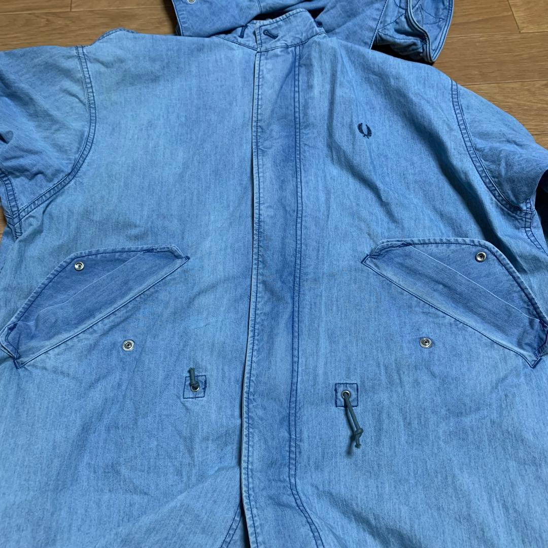 希少 FRED PERRY フレッドペリー デニム モッズコート L•XL相当