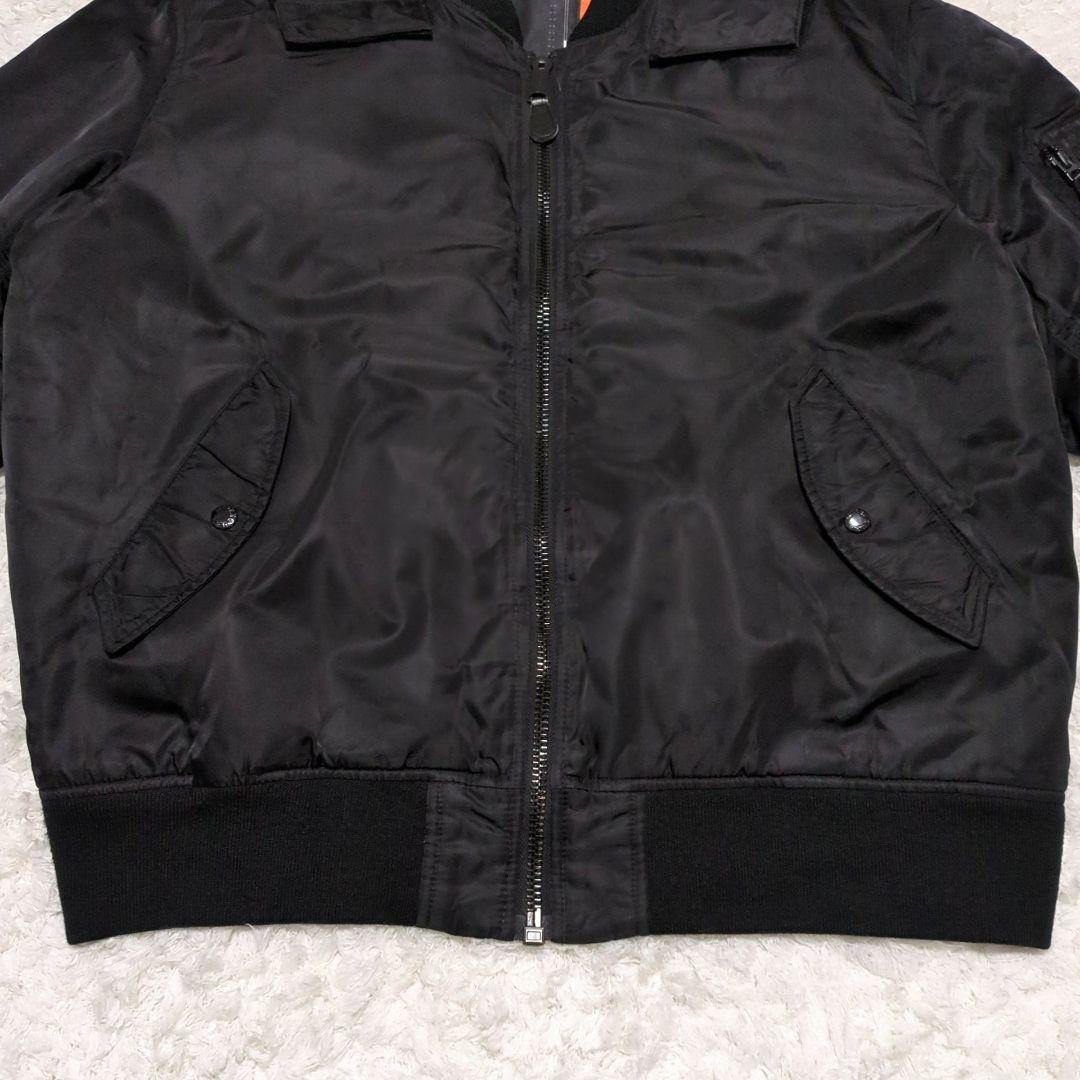 ATTACHMENT×AVIREX♦別注 3WAY リバーシブル MA-1 黒5