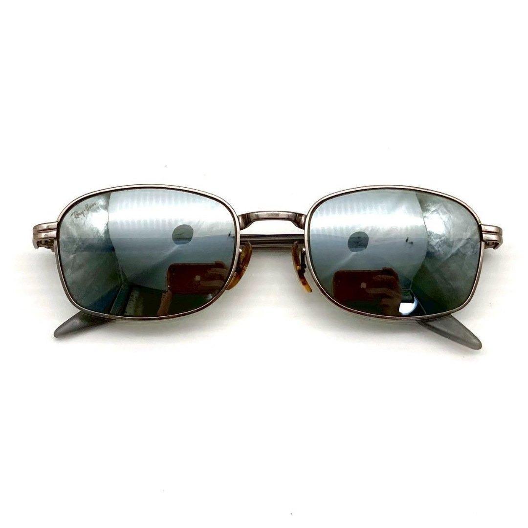 レイバン サングラス アイウェア メタル シルバー グレー ブラック 80210