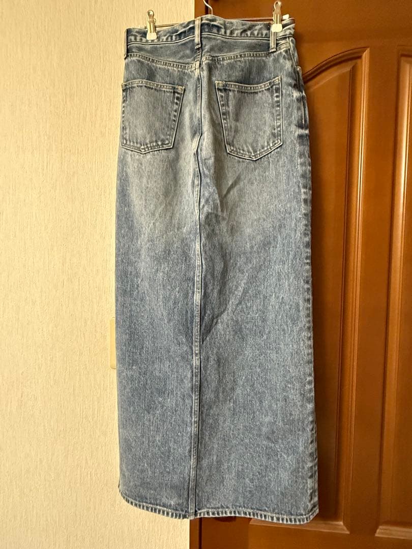 美品　ウィムガゼット　デニムスリットスカート