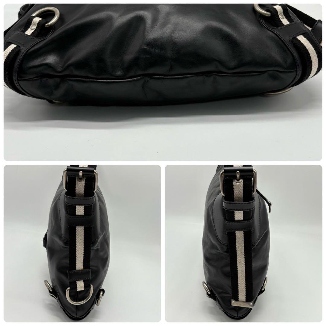 美品 BALLY メッセンジャーバッグ A4 PC収納可能 トレスポ 斜めがけ