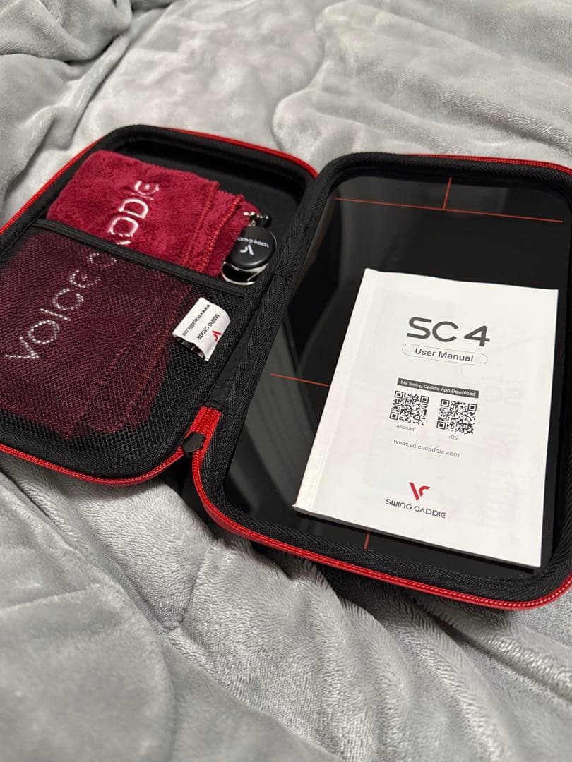 【美品】スイングキャディ SC4 収納ポーチ付　Swing Caddie 計測器