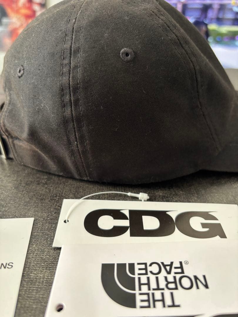 CDG x THE NORTH FACE ブラックキャップ