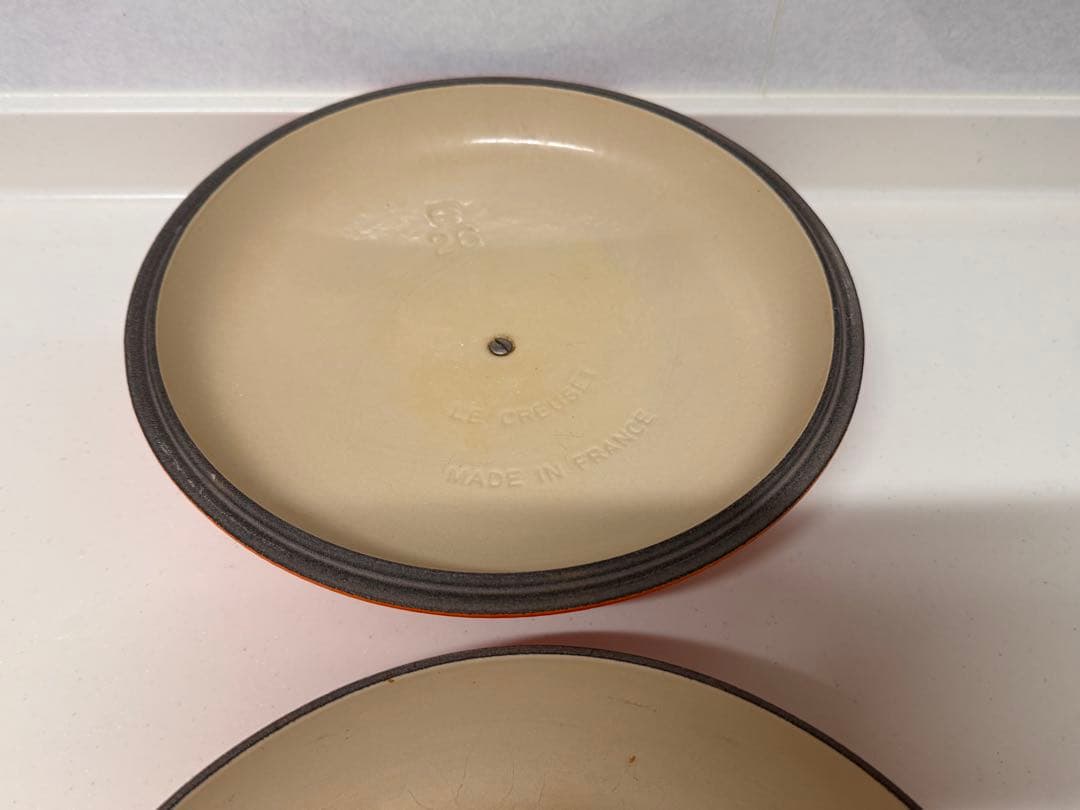LE CREUSET 両手鍋 オレンジ ル・クルーゼ ビュッフェキャセロール
