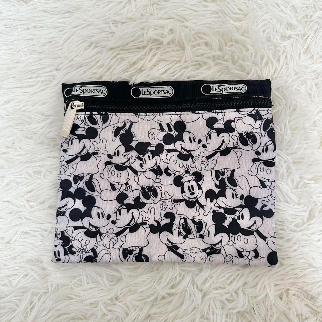 【美品】LeSportsac ミッキーマウス ミニボストン 2way 総柄
