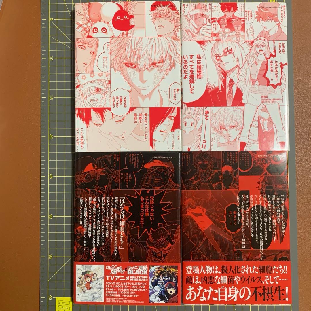 はたらく細胞 1-6巻、BLACK1-8巻