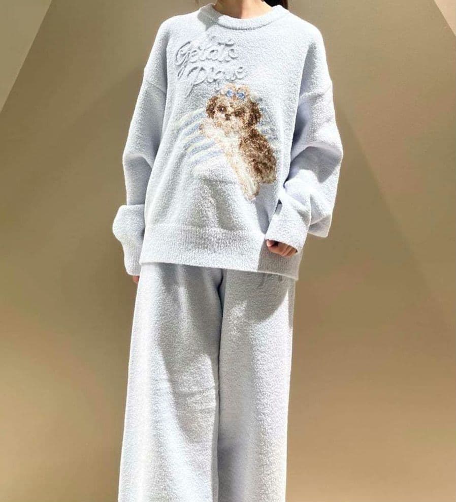 正規品♡新品♡ジェラートピケ♡シーズージャガードプルオーバー＆ロングパンツ 完売