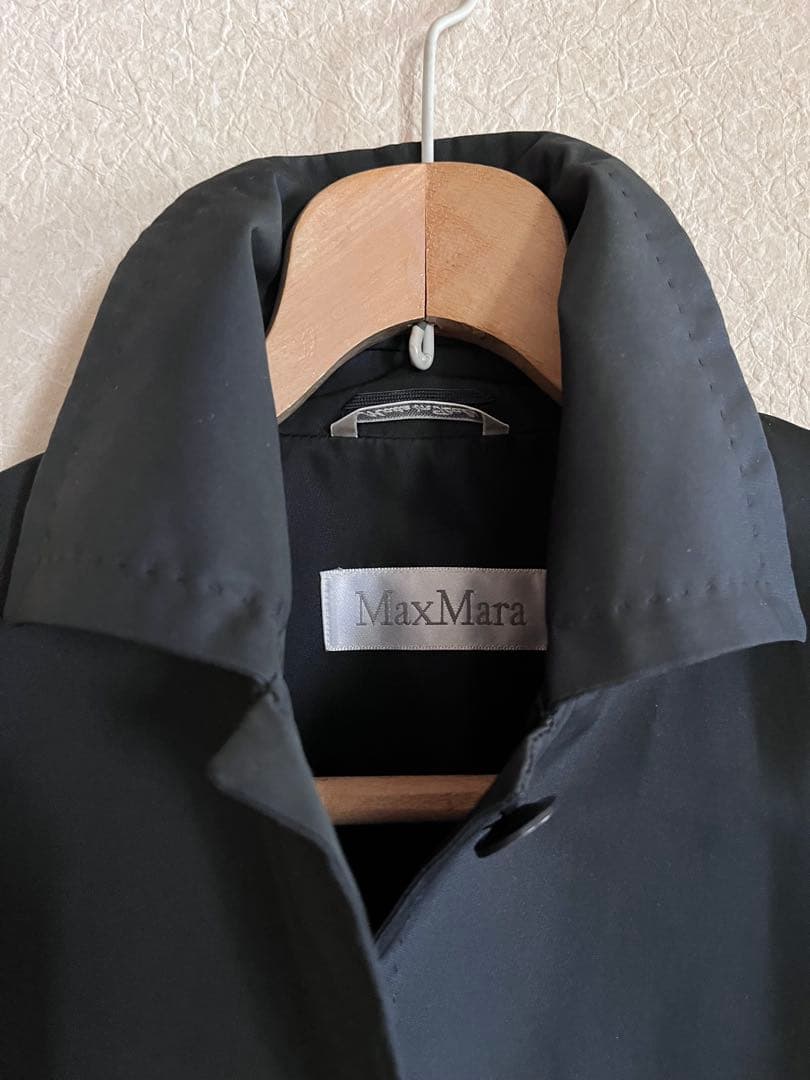 【極美品】Max Mara(マックスマーラ)/コート 38 ネイビー