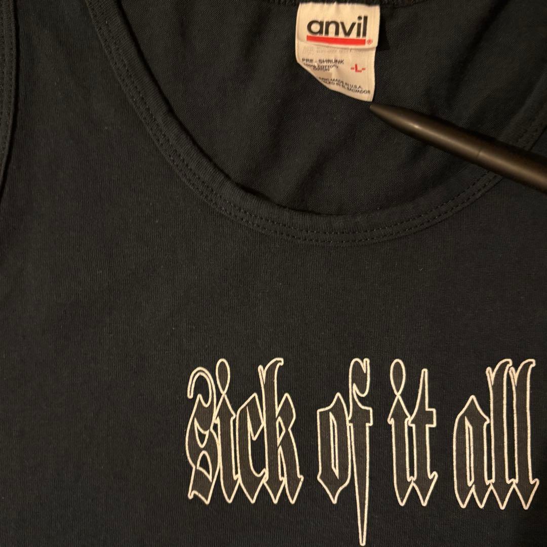 Sick of it all タンクトップ (anvil)