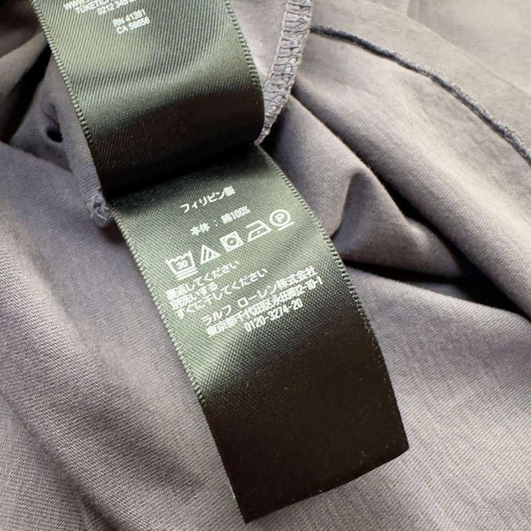 タグ付き RRL ダブルアールエル ロゴ 半袖 Tシャツ L ラルフローレン
