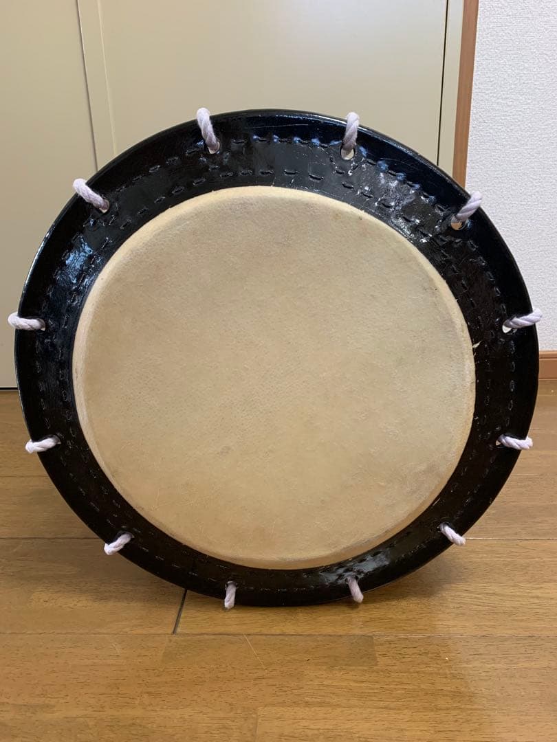 桶胴太鼓　和太鼓　W45.5cm 約5.2キロ　担ぎ桶太鼓　現状品