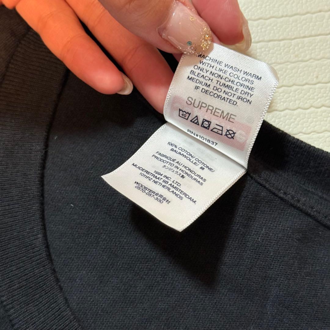 supreme Tシャツ　ブラック　M