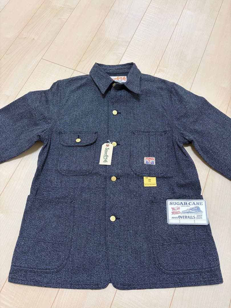 SUGAR CANE SC15659 9oz. ブラックコバート ワークコート