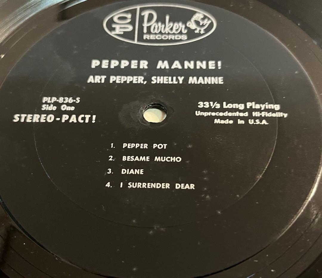 洋楽 ART PEPPER, SHELLY MANNE /PEPPER MANNE
