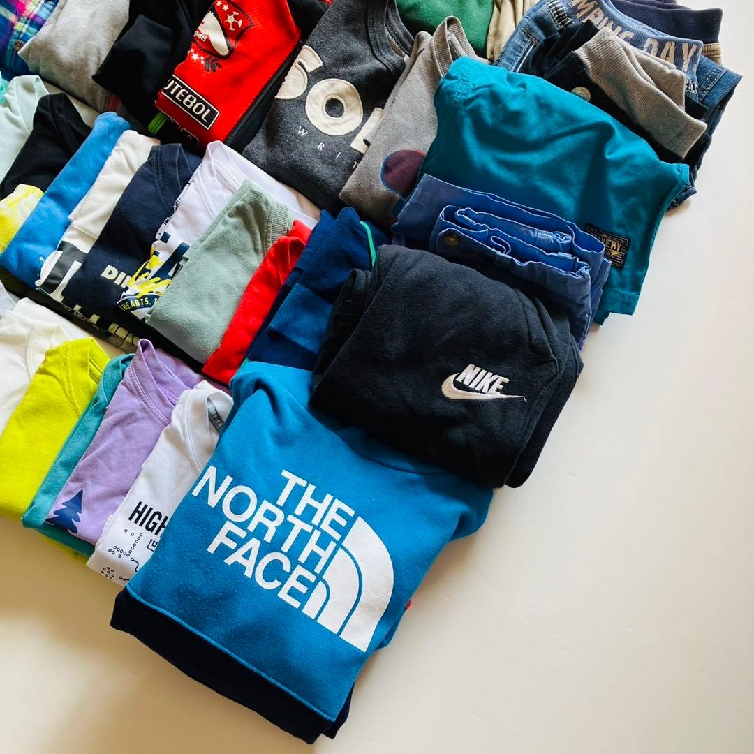 古着　まとめ売り　男の子　120〜160 THE NORTH FACE 52着