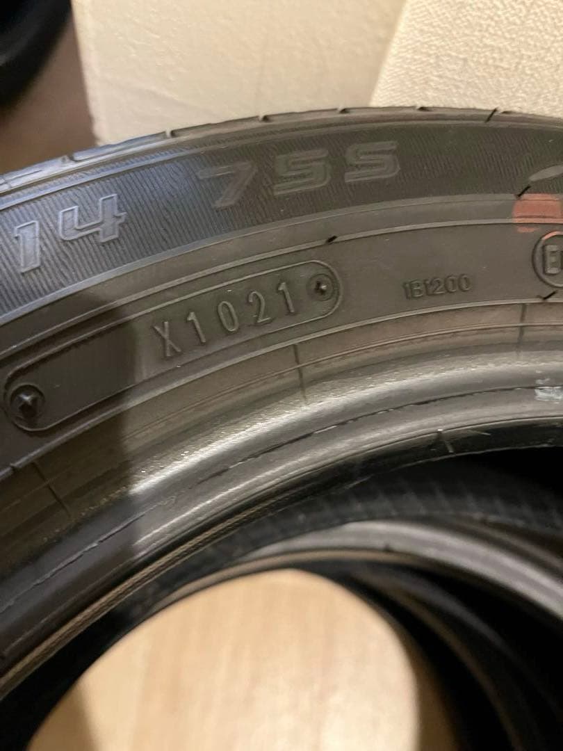 れ送料込21年製DLデジタイヤ EC202 155/65-14 3本のみ