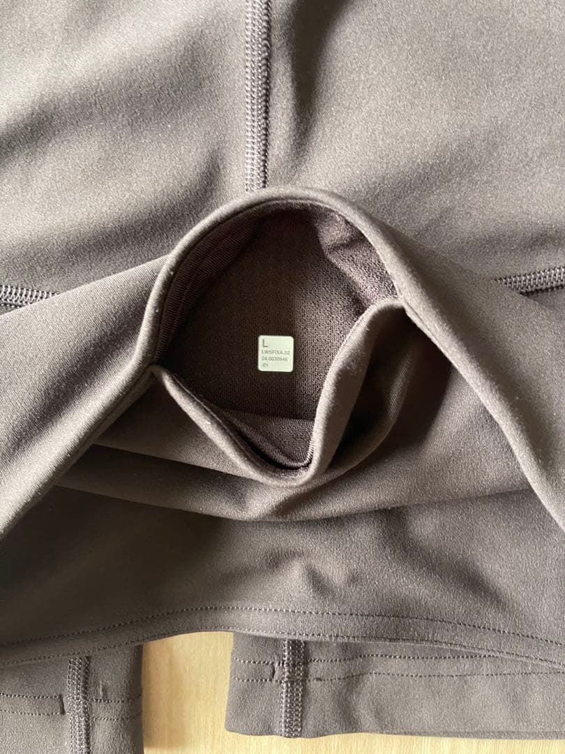 LululemongrooveパンツフレアフィットダークブラウンアジアフィットL