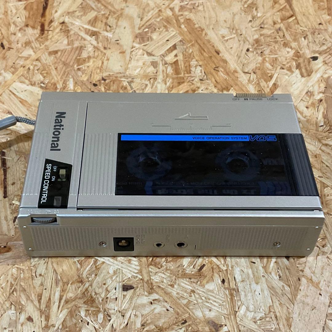 ナショナル RQ-355 ミニカセットレコーダー 元箱 説明書付 再生確認済