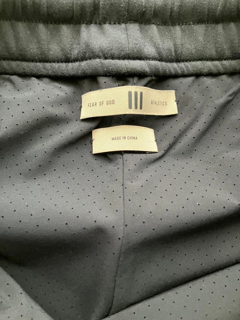 パンツ fear of god athletics suede fleece pants