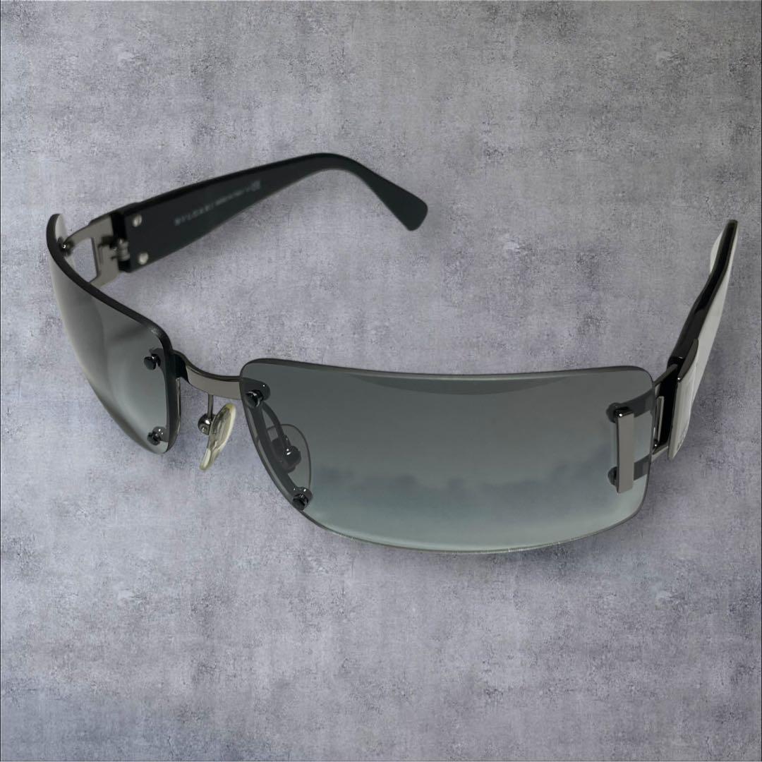 小物 BVLGARI BLACK sunglasses rimless archive