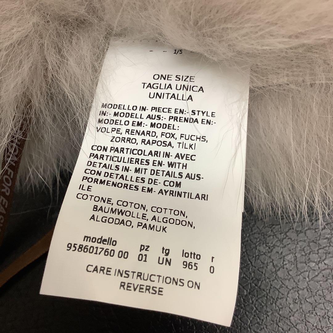 ⭐*ら様 新品　MaxMara マックスマーラ　FOXファー　ファー ストール