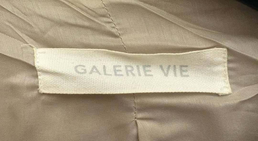 GALERIE VIE ウールダブルフェイス カラーレストレンチコート