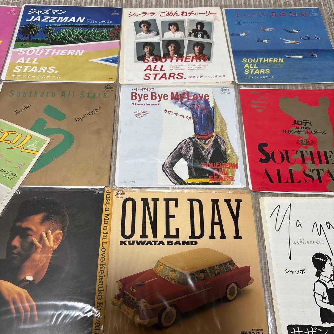 【盤美品】サザン・桑田佳祐・KUWATABAND・原由子 レコード 21枚+8枚