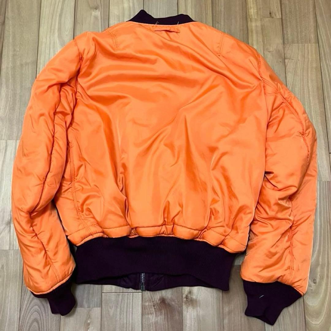 〈希少〉ALPHA INDUSTRIES MA-1フライトジャケットM ボルドー