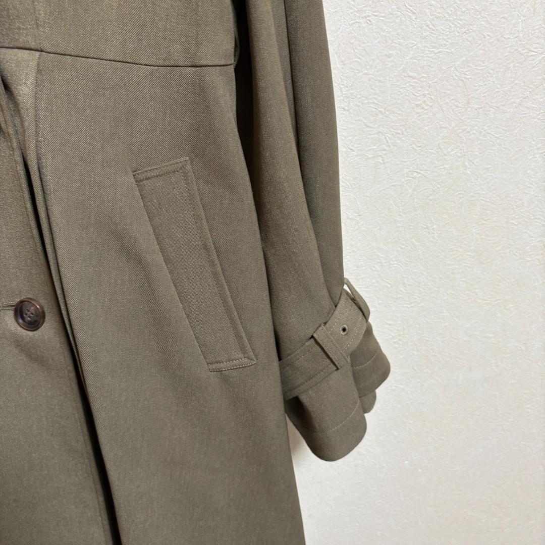 美品 COHINA レザーライクカラートレンチコート