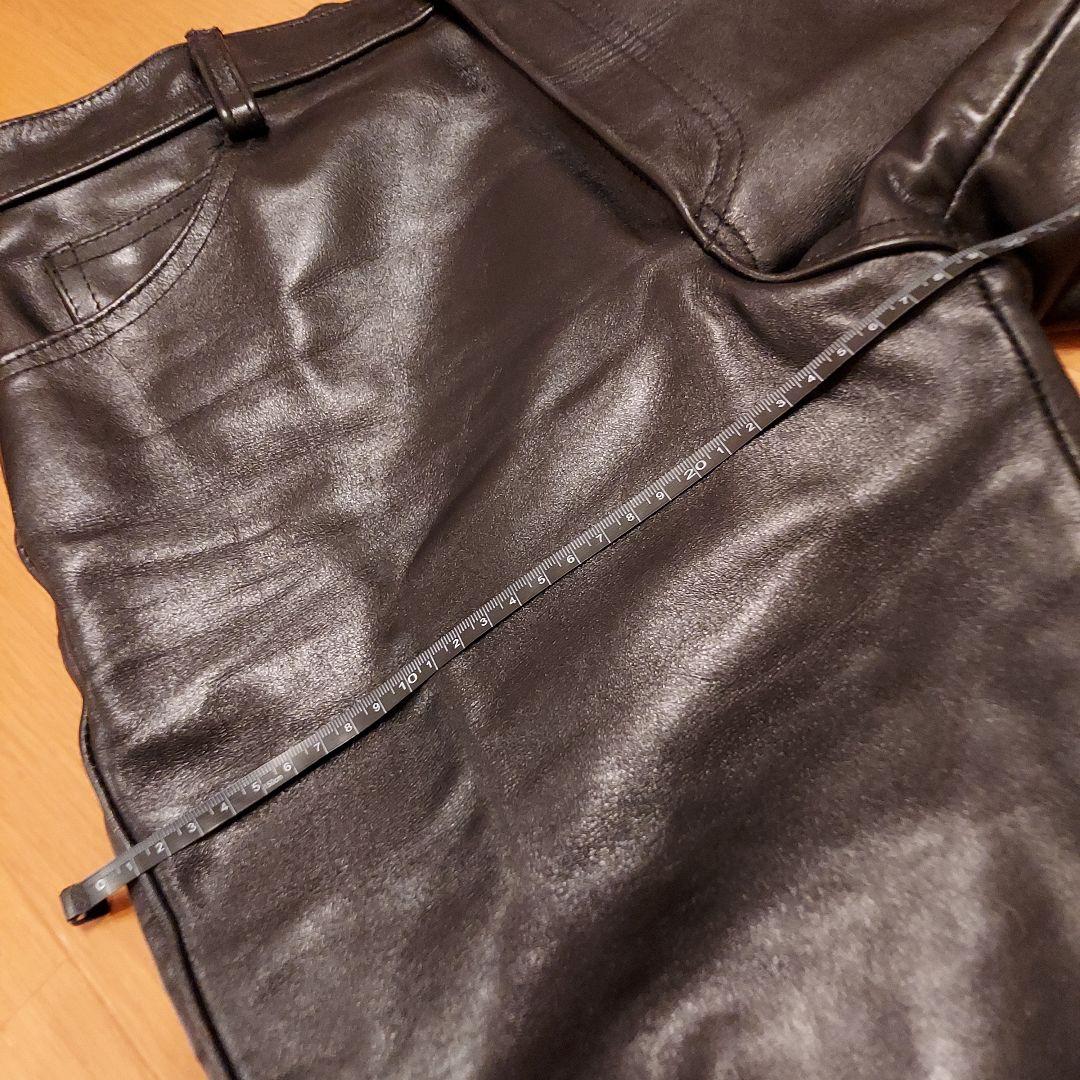 【３月末までのセール】CHOPPER☆レザーパンツ 黒 革