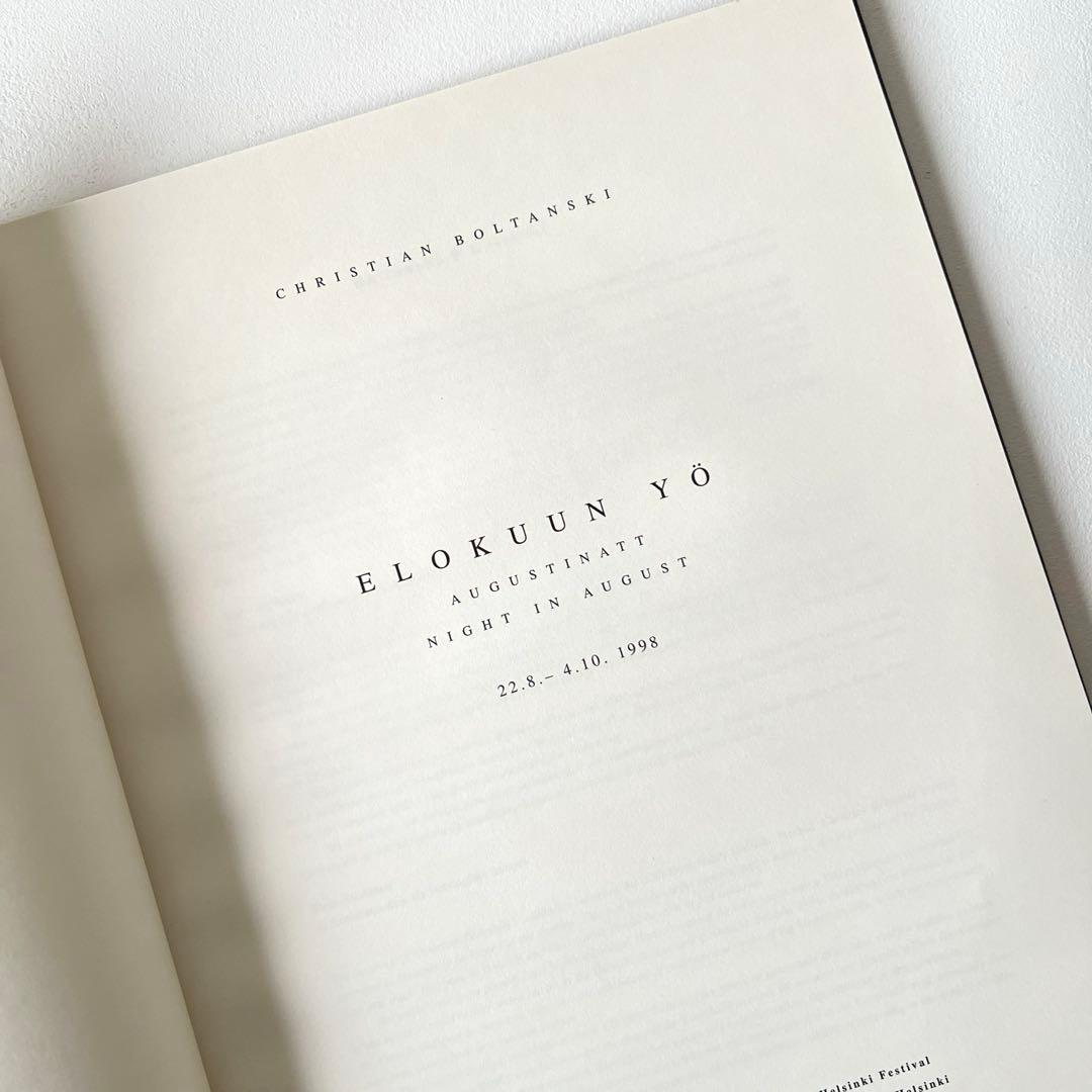 【美品】Christian Boltanski Night in August