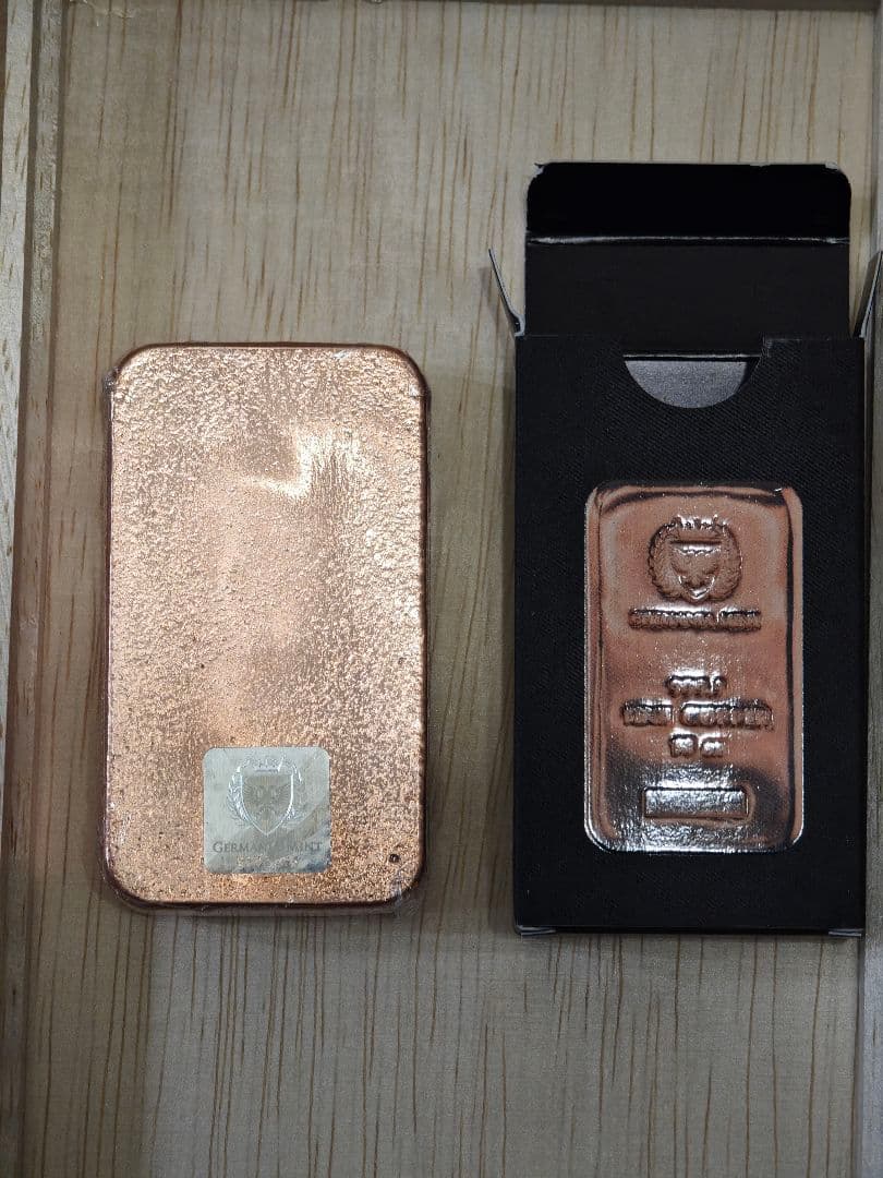 GERMAN MINT 999.9 純銅 10オンスバー