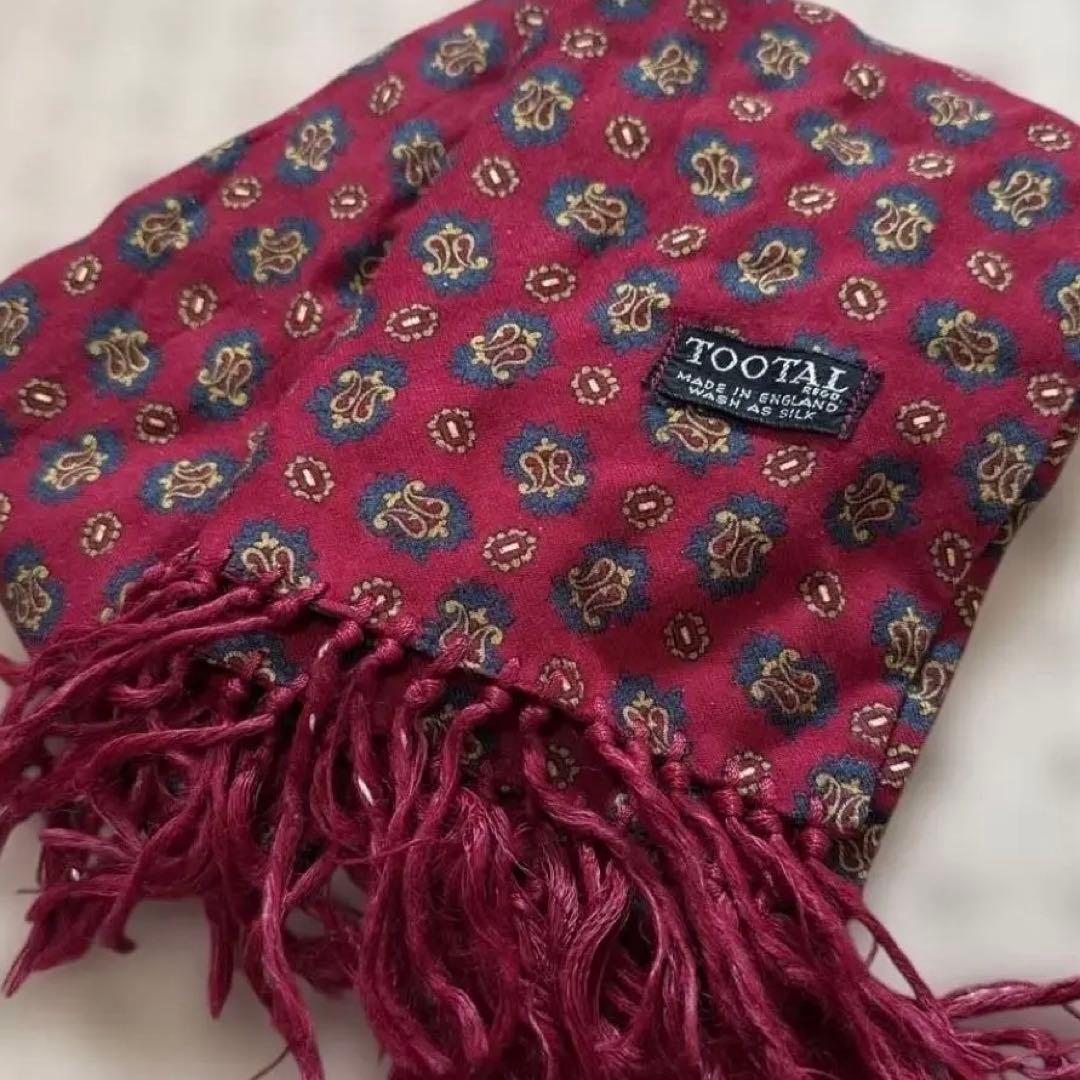 小物 Vintage Tootal Rayon Scarf