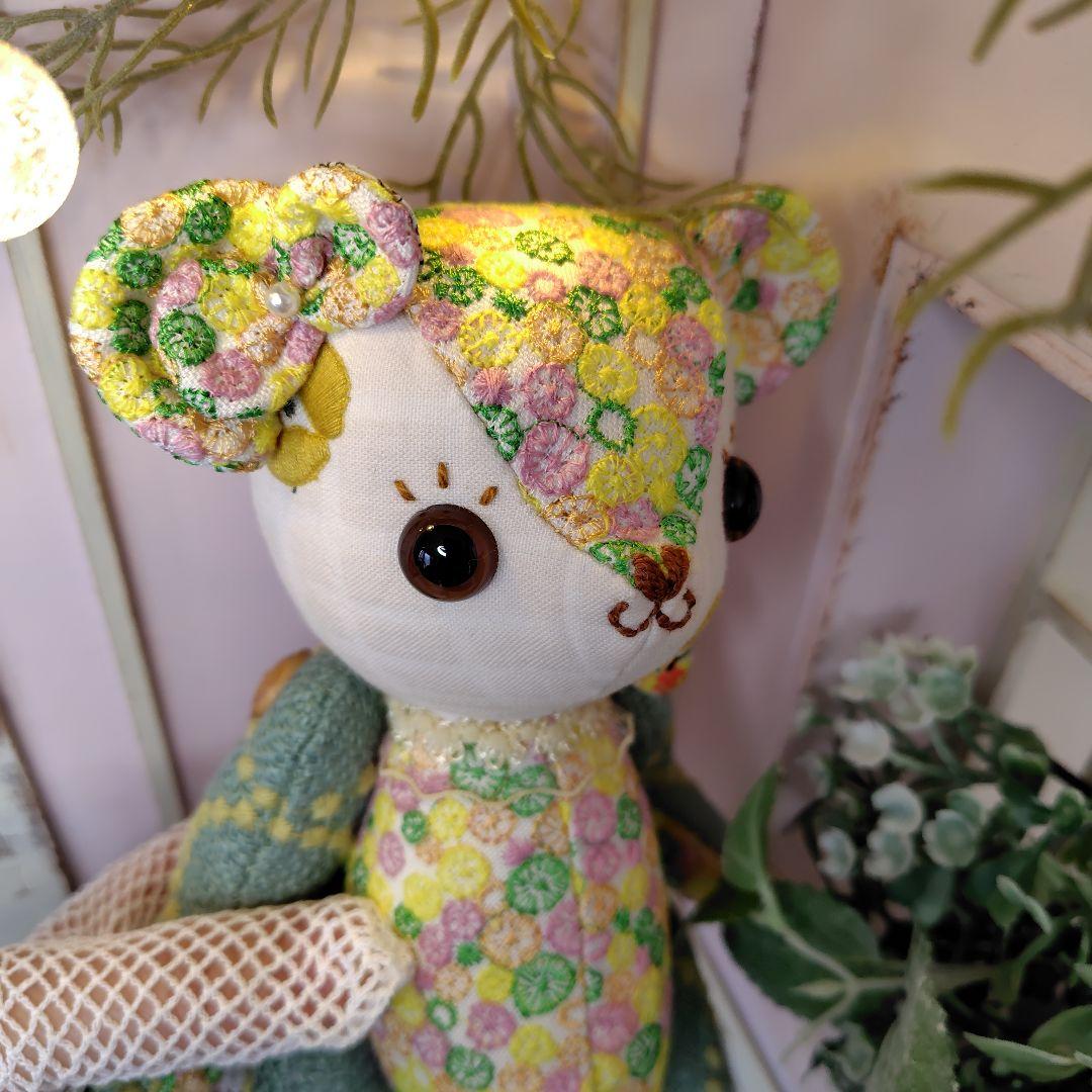 デ*コ様 【オークションです】ミナペルホネン＊ハンドメイド＊ぬいぐるみ＊テディベ